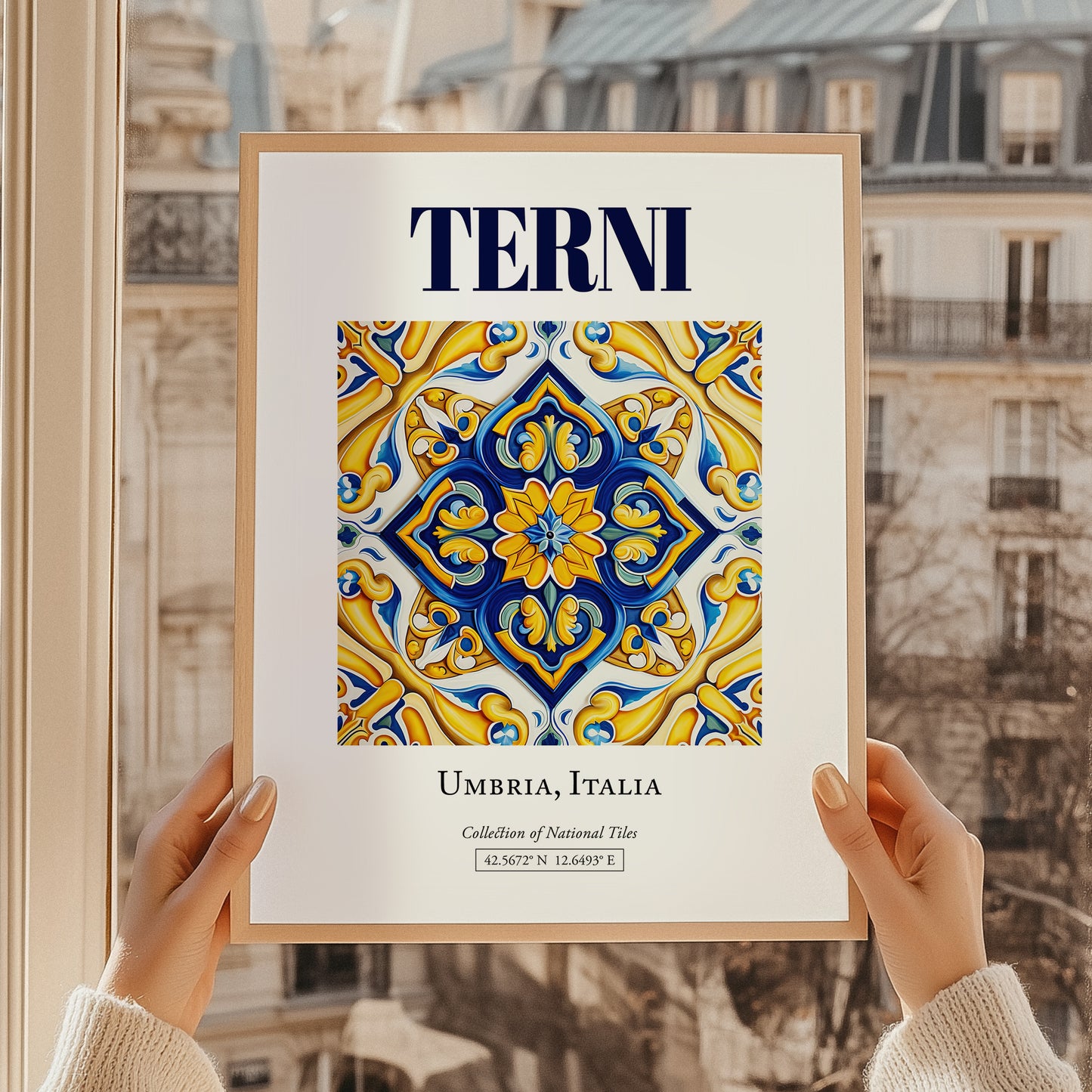 Terni, Italy – Illustrated Travel Poster
