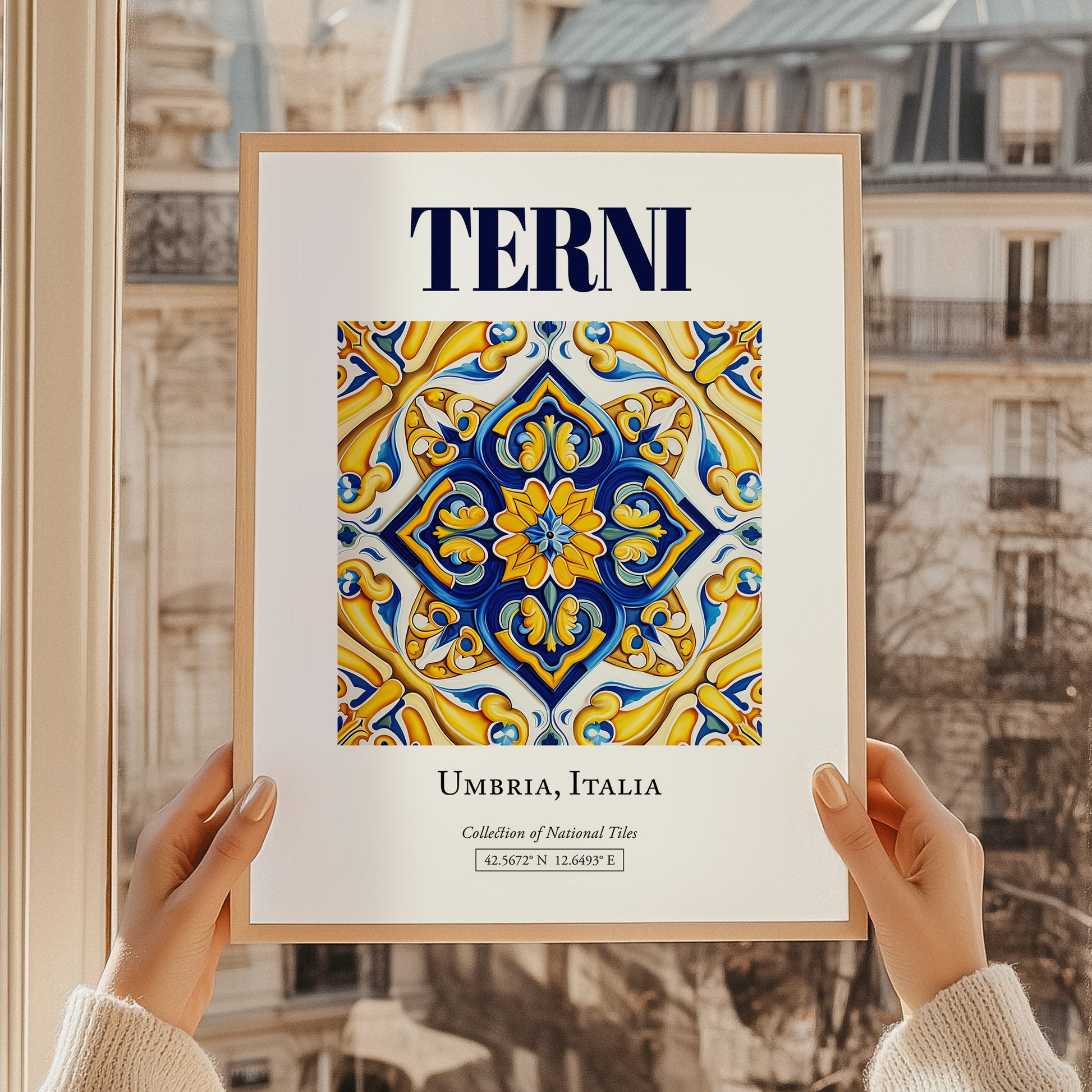 Terni, Italy – Illustrated Travel Poster