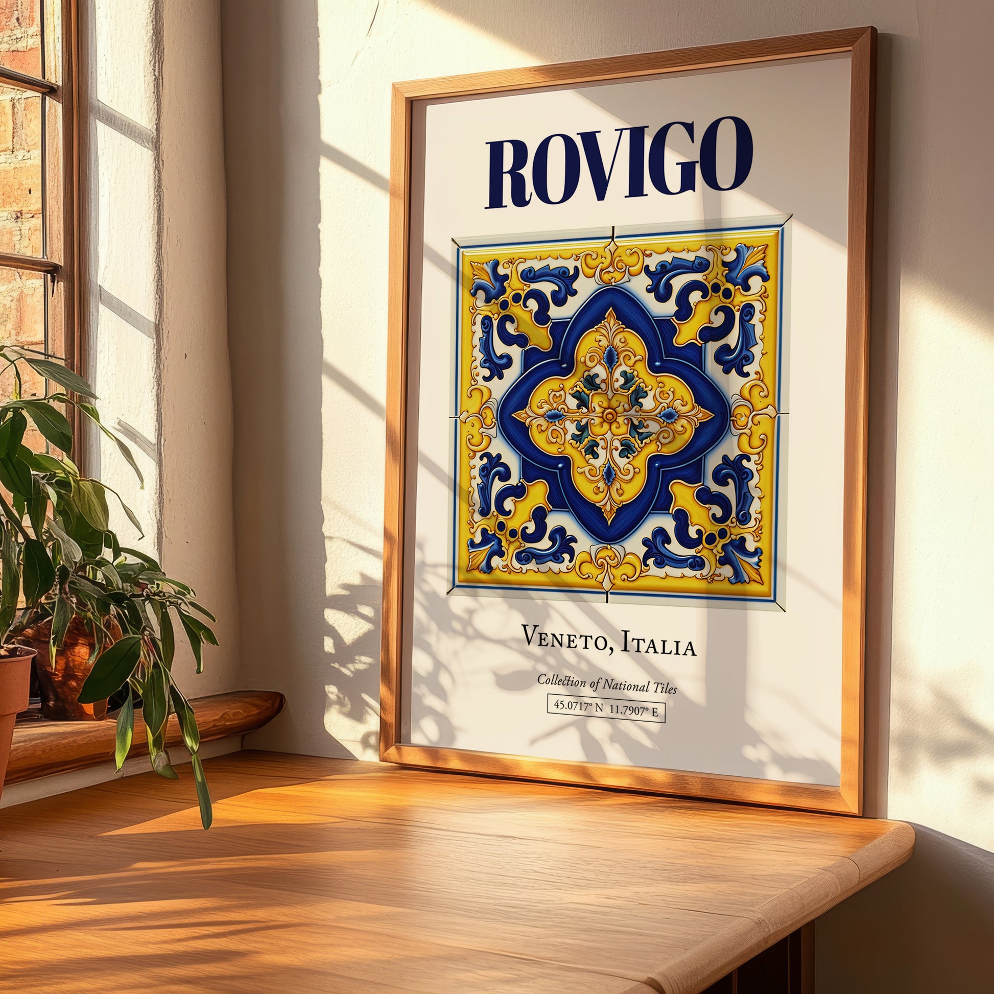 Rovigo, Italy – Travel Poster, clean layout with no caption