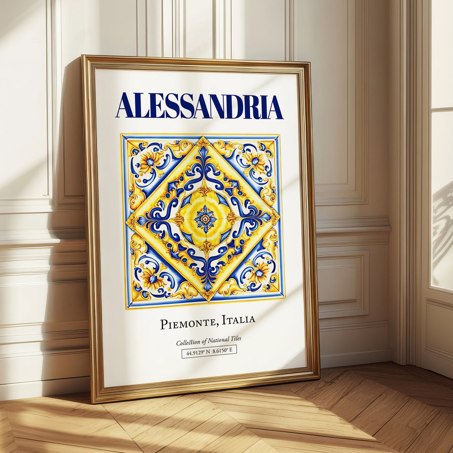 Alessandria, Italy – Travel Wall Decor, styled in a charming Paris street view