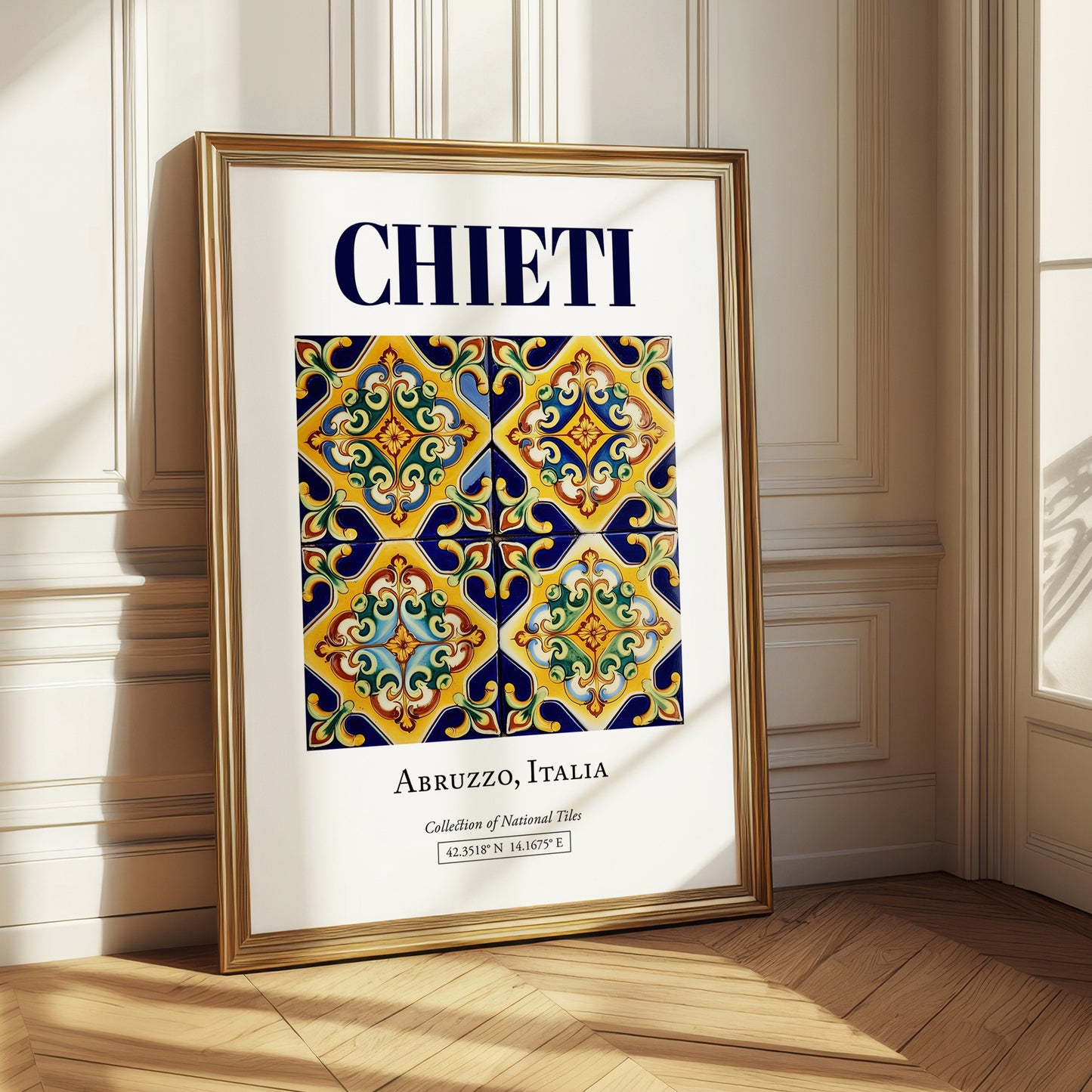 Chieti, Italy – Wanderlust-Inspired Poster, styled in a charming Paris street view