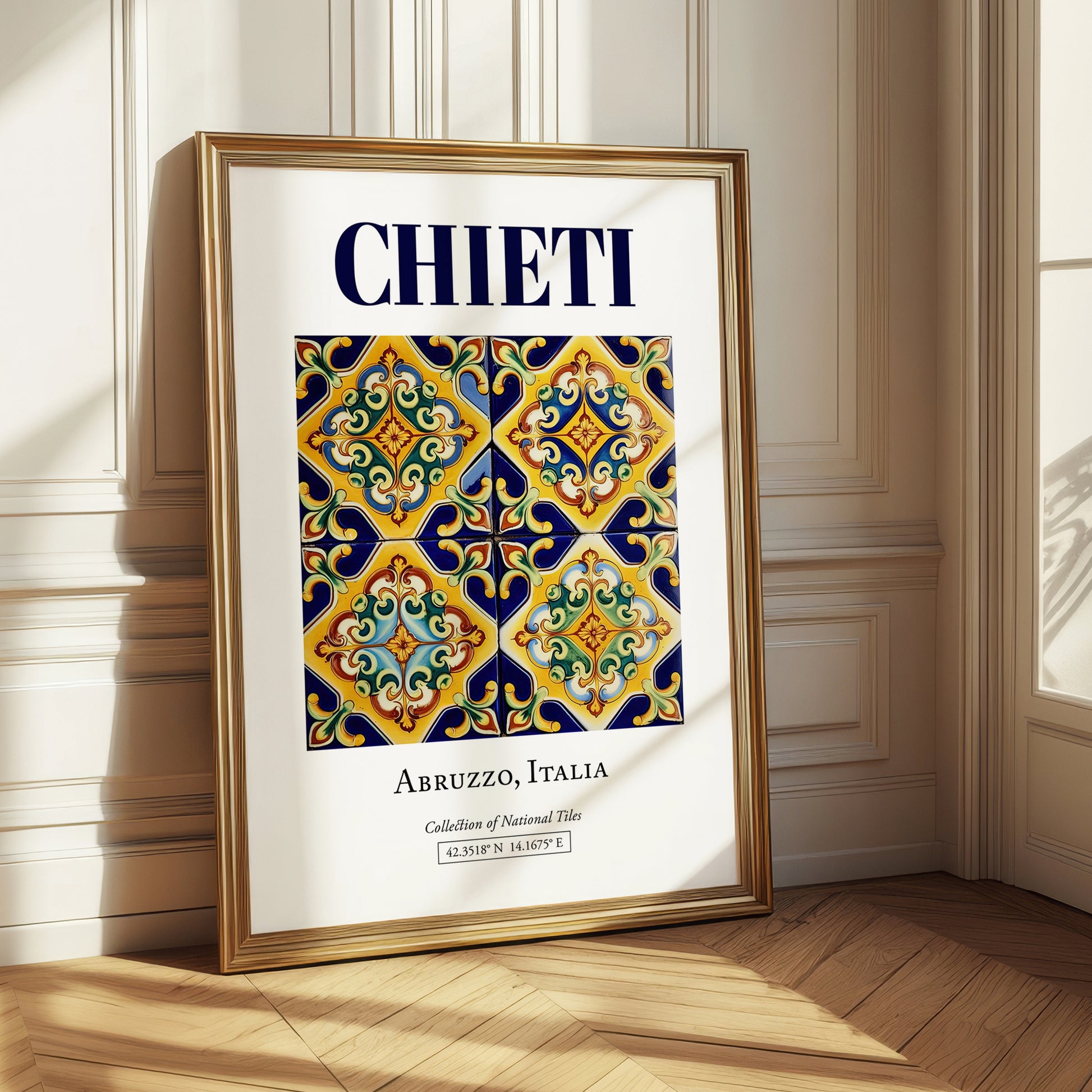 Chieti, Italy – Wanderlust-Inspired Poster, styled in a charming Paris street view