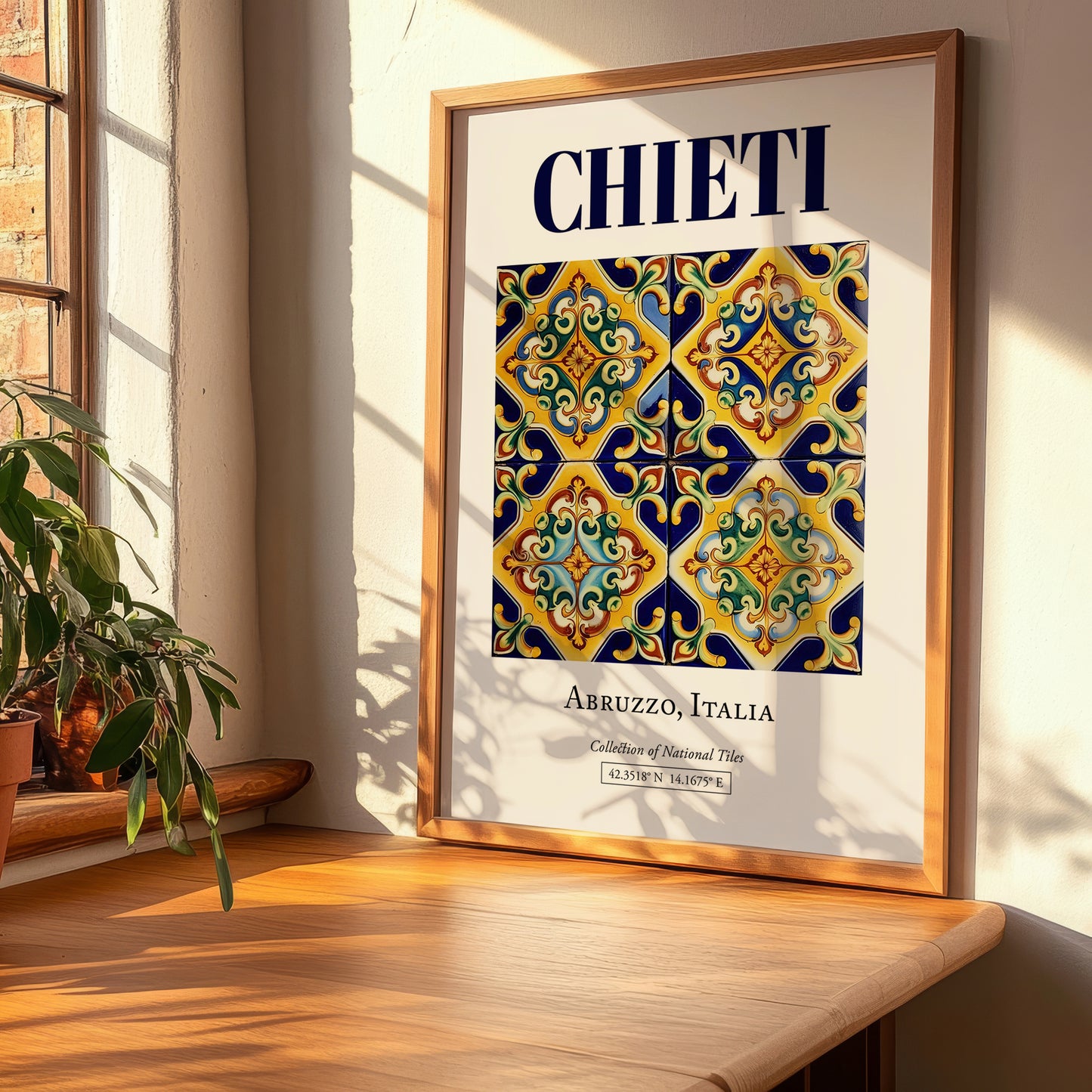 Chieti, Italy – Wanderlust-Inspired Poster, clean layout with no caption