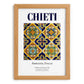Chieti, Italy – Wanderlust-Inspired Poster, set in oak frame