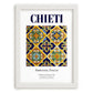 Chieti, Italy – Wanderlust-Inspired Poster, placed in minimal white frame