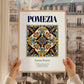 Pomezia, Italy – Illustrated Travel Poster