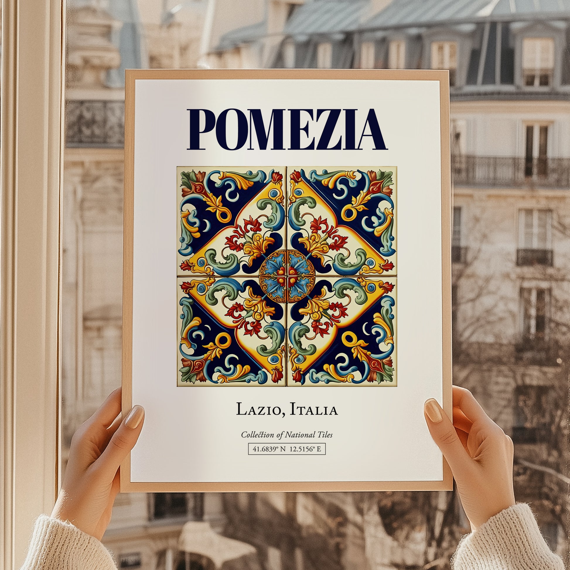 Pomezia, Italy – Illustrated Travel Poster