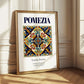 Pomezia, Italy – Illustrated Travel Poster, styled in a charming Paris street view