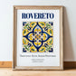 Rovereto, Italy – Dream Destination Decor, in wooden frame leaning on the floor
