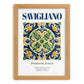 Savigliano, Italy – Travel Print, set in oak frame