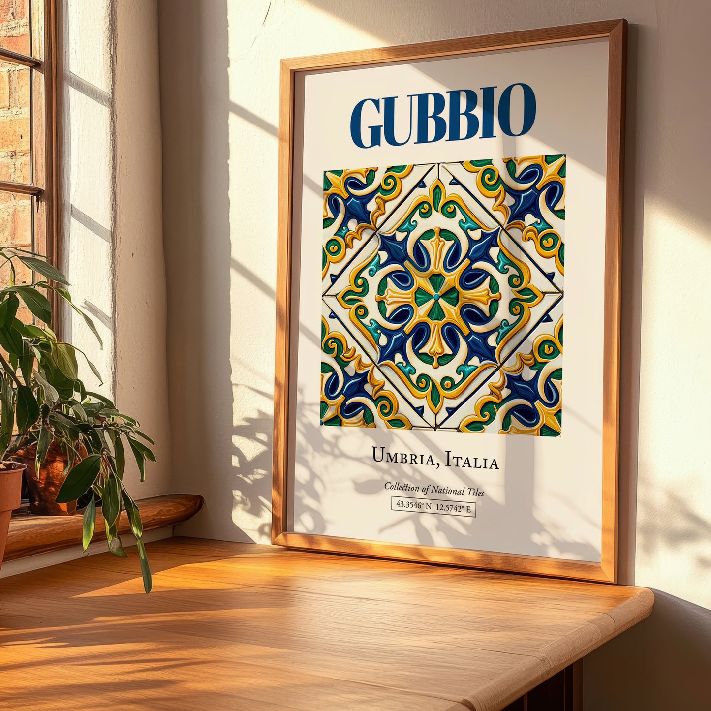 Gubbio, Italy – Travel Wall Art, clean layout with no caption