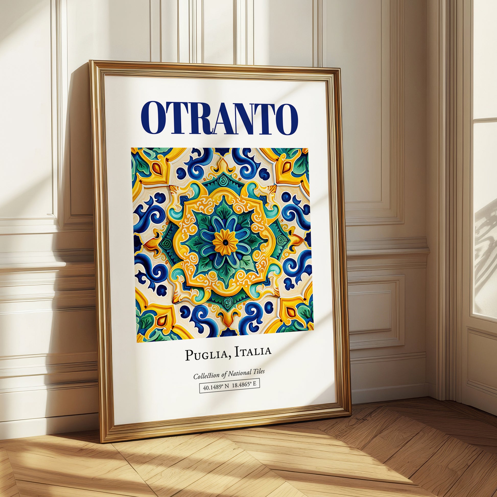 Otranto, Italy – Travel Print, styled in a charming Paris street view