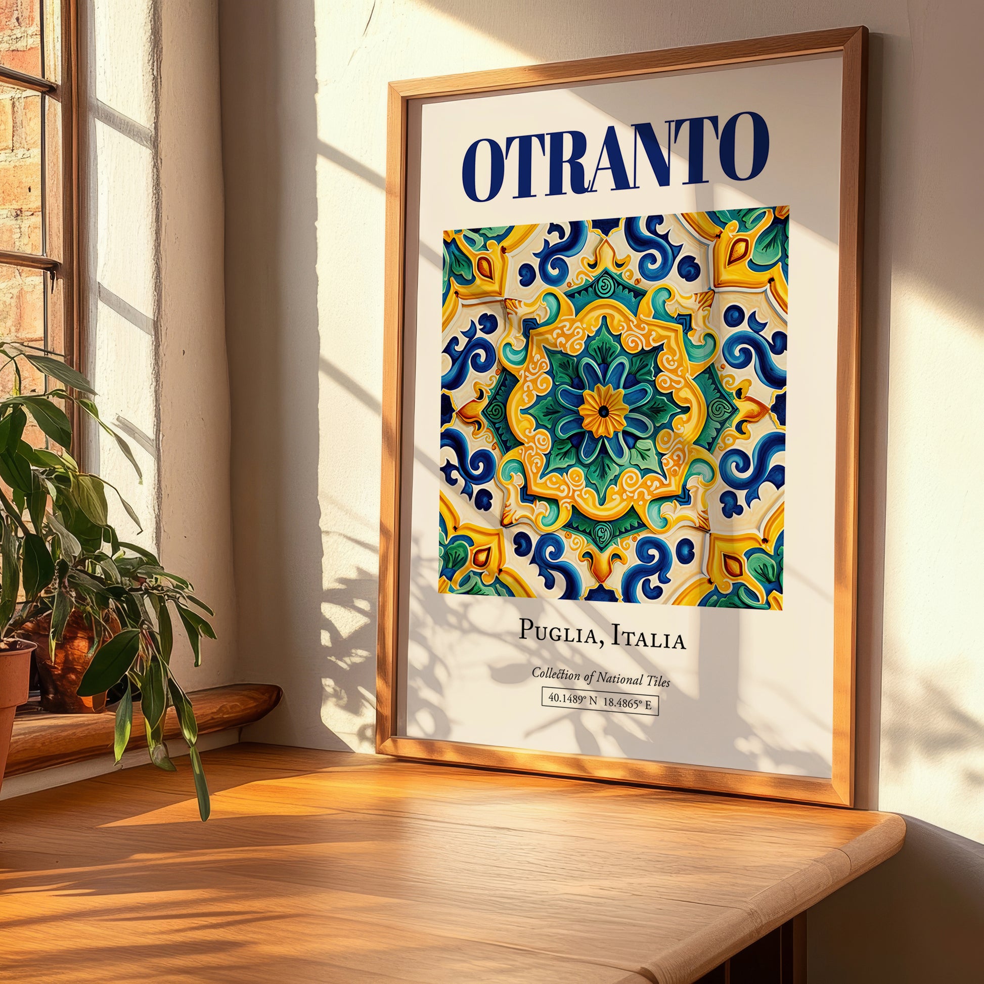 Otranto, Italy – Travel Print, clean layout with no caption