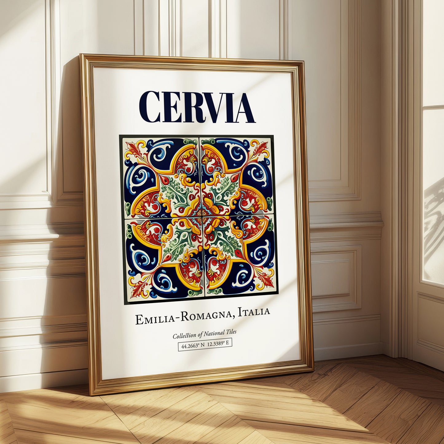 Cervia, Italy – Travel Print, styled in a charming Paris street view