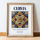 Cervia, Italy – Travel Print, in wooden frame leaning on the floor