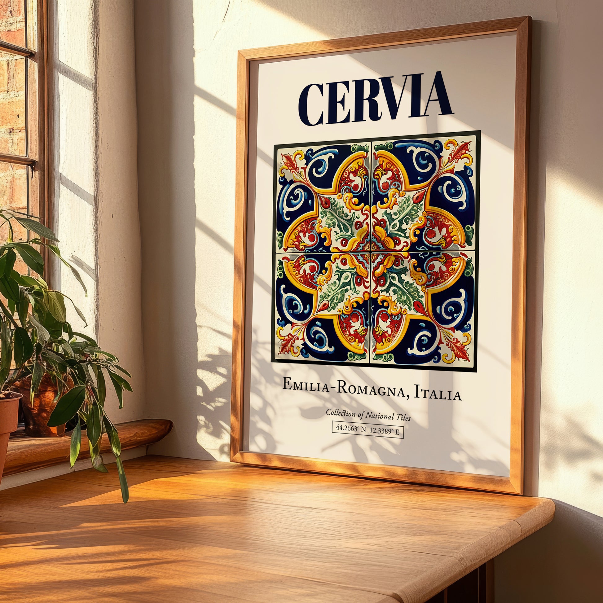 Cervia, Italy – Travel Print, clean layout with no caption