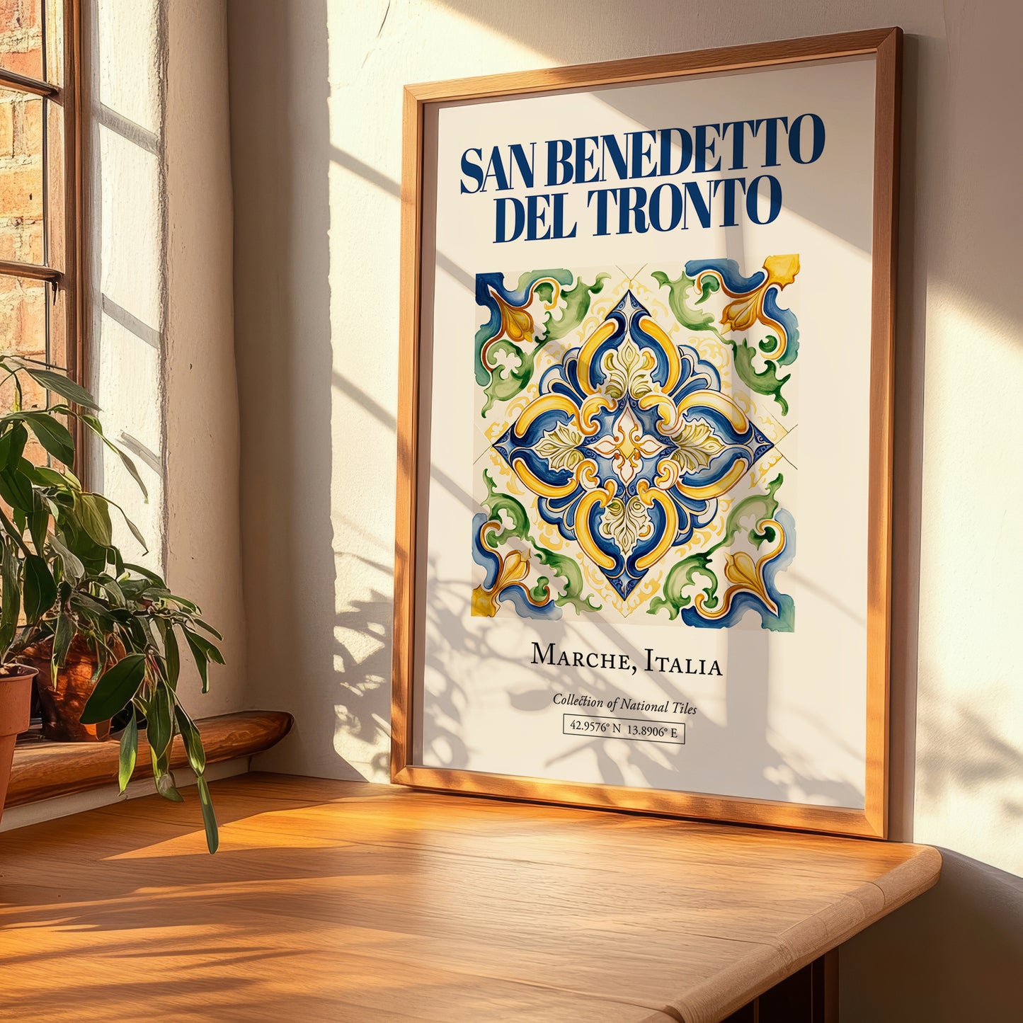 San Benedetto del Tronto, Italy – Architectural Travel Art, clean layout with no caption