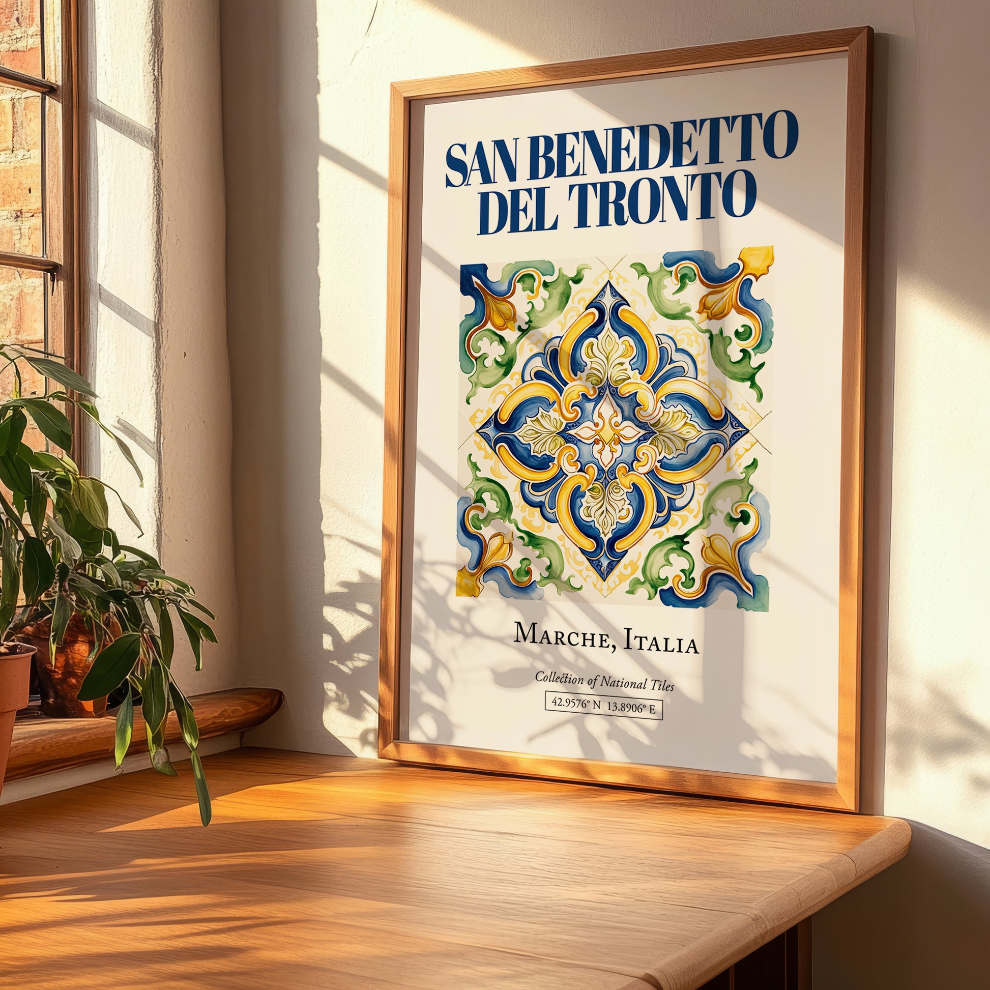 San Benedetto del Tronto, Italy – Architectural Travel Art, clean layout with no caption
