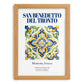 San Benedetto del Tronto, Italy – Architectural Travel Art, set in oak frame