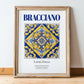 Bracciano, Italy – World Travel Art, in wooden frame leaning on the floor