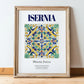 Isernia, Italy – Travel Print, in wooden frame leaning on the floor
