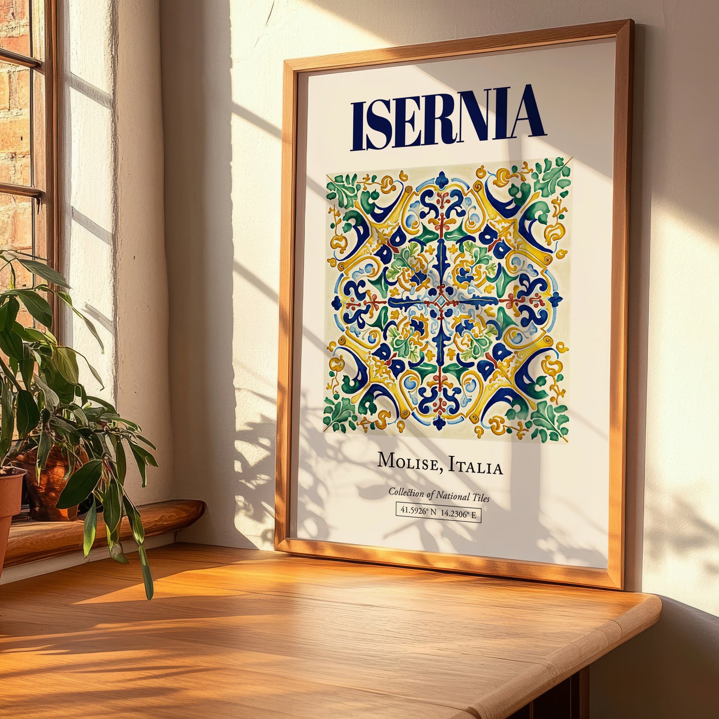 Isernia, Italy – Travel Print, clean layout with no caption