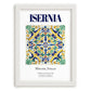 Isernia, Italy – Travel Print, placed in minimal white frame
