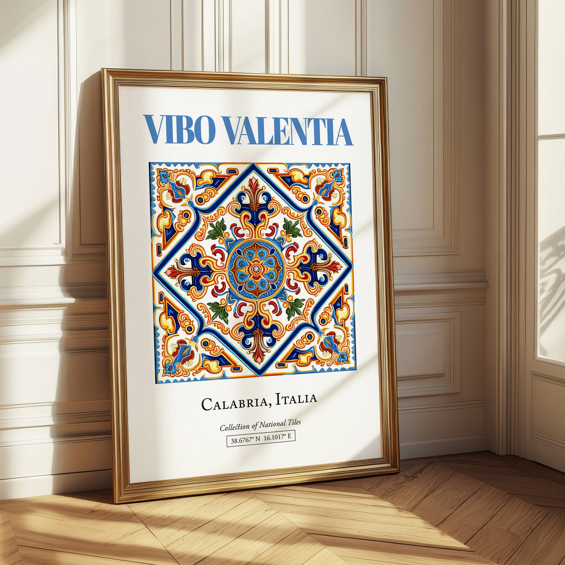 Vibo Valentia, Italy – World Heritage Travel Poster, styled in a charming Paris street view
