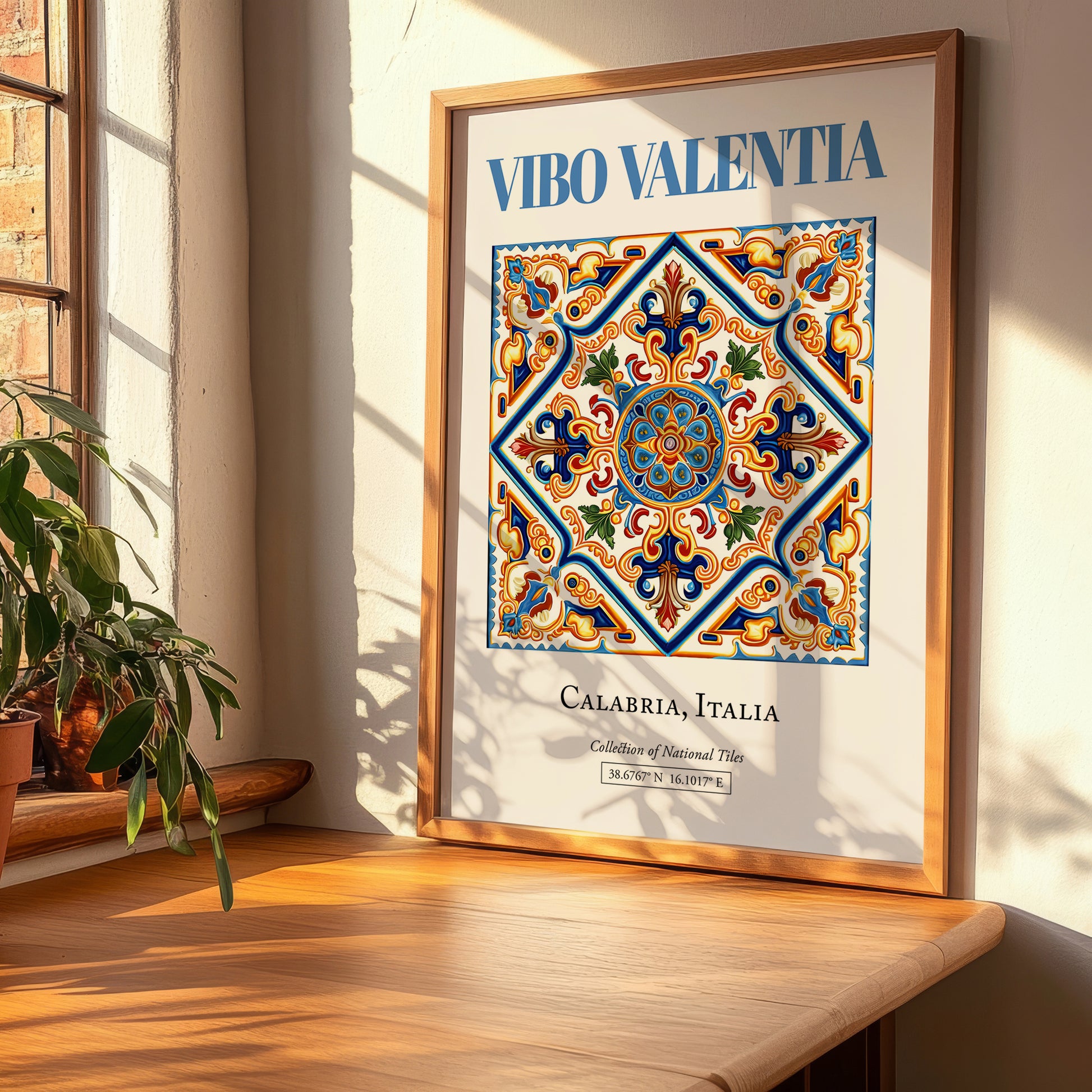 Vibo Valentia, Italy – World Heritage Travel Poster, clean layout with no caption