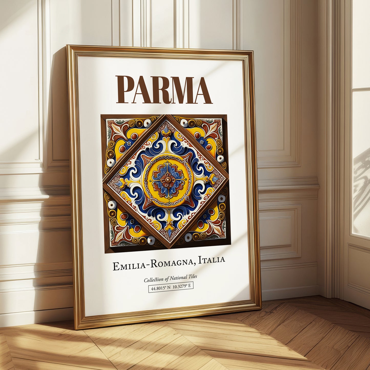 Parma, Italy – Travel Wall Decor, styled in a charming Paris street view