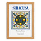 Siracusa, Italy – Dream Destination Decor, set in oak frame