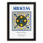 Siracusa, Italy – Dream Destination Decor, in sleek black frame