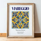 Viareggio, Italy – Travel Print, in wooden frame leaning on the floor