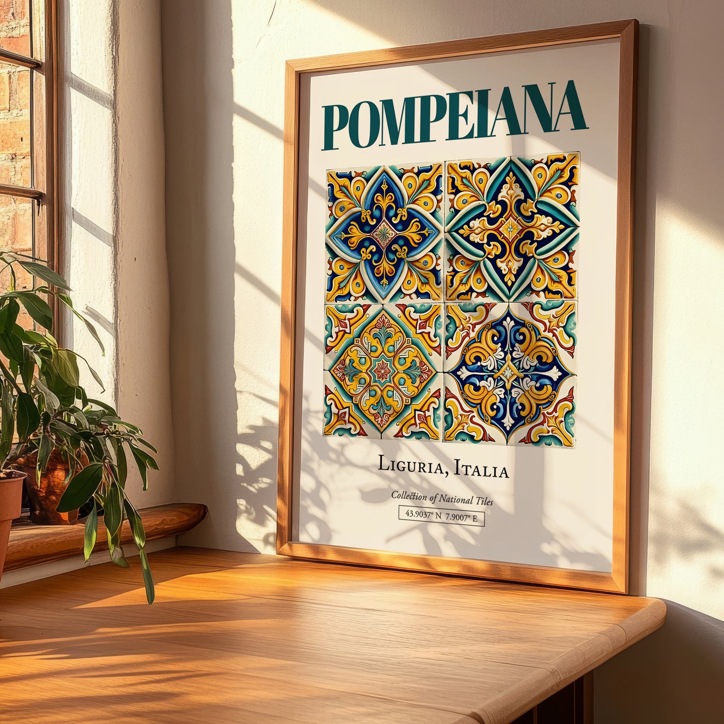 Pompeiana, Italy – Travel Print, clean layout with no caption