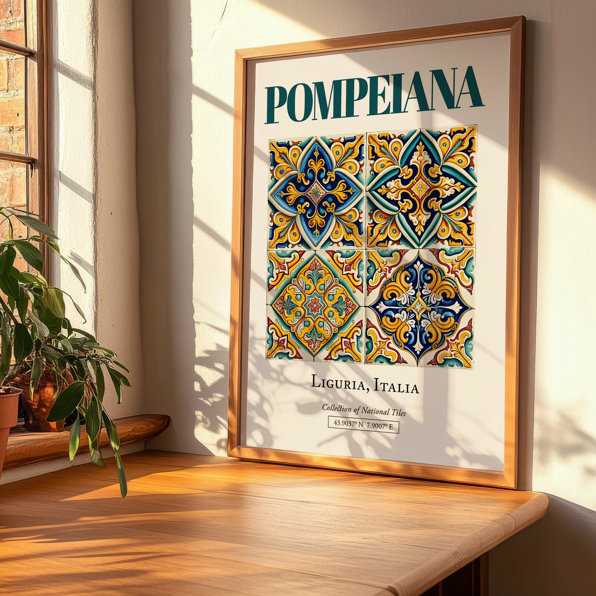 Pompeiana, Italy – Travel Print, clean layout with no caption