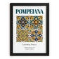 Pompeiana, Italy – Travel Print, in sleek black frame