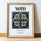 Noto, Italy – Dream Destination Decor, in wooden frame leaning on the floor