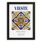 Vieste, Italy – Travel Print, in sleek black frame