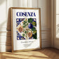 Cosenza, Italy – Travel Poster, styled in a charming Paris street view