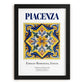 Piacenza, Italy – Travel Wall Art, in sleek black frame