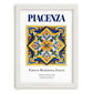 Piacenza, Italy – Travel Wall Art, placed in minimal white frame