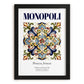 Monopoli, Italy – Travel Poster, in sleek black frame