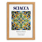 Sciacca, Italy – Minimalist Travel Print, set in oak frame