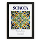 Sciacca, Italy – Minimalist Travel Print, in sleek black frame
