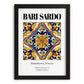 Bari Sardo, Italy – Travel Poster, in sleek black frame