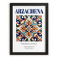 Arzachena, Italy – Travel Poster, in sleek black frame