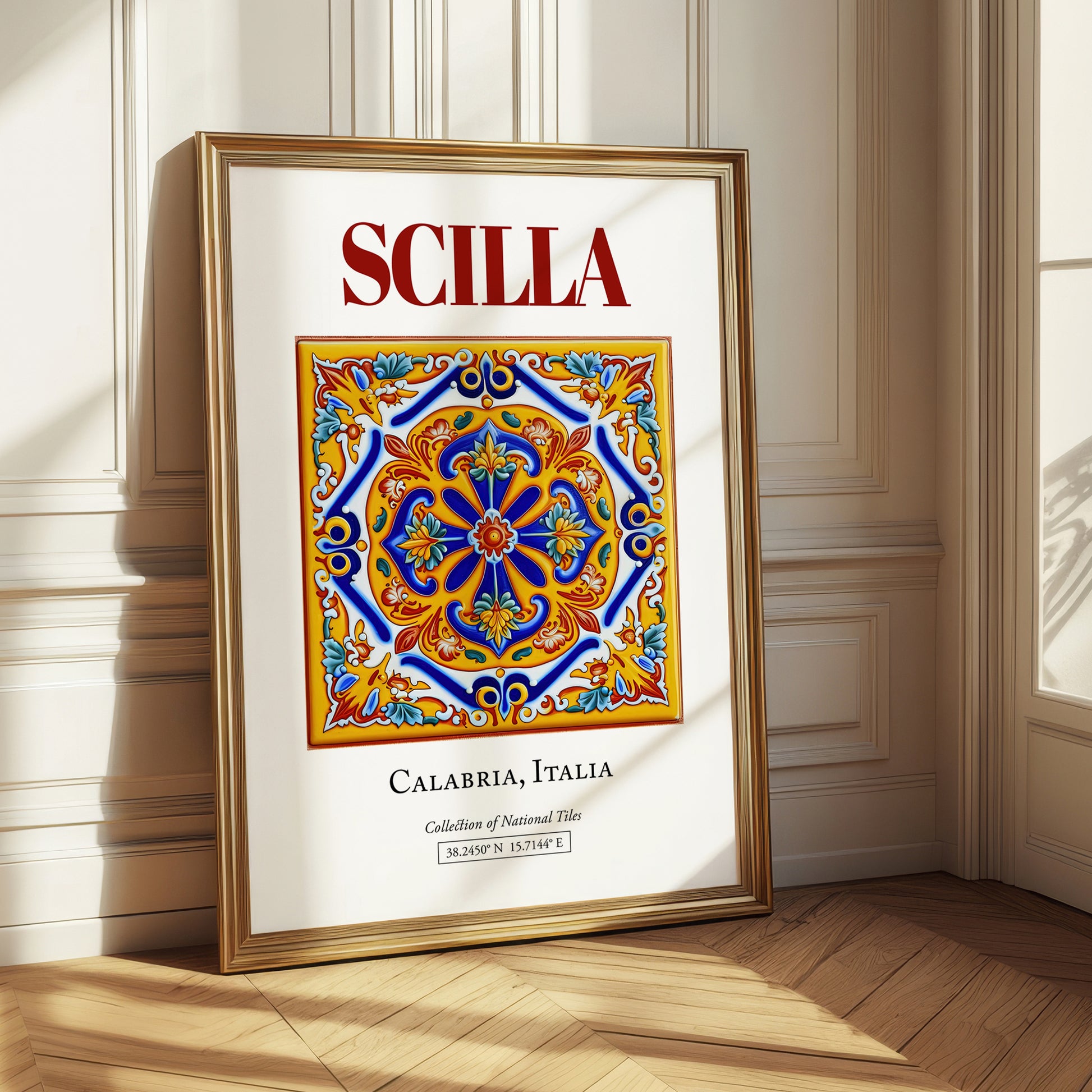Scilla, Italy – Travel Print, styled in a charming Paris street view