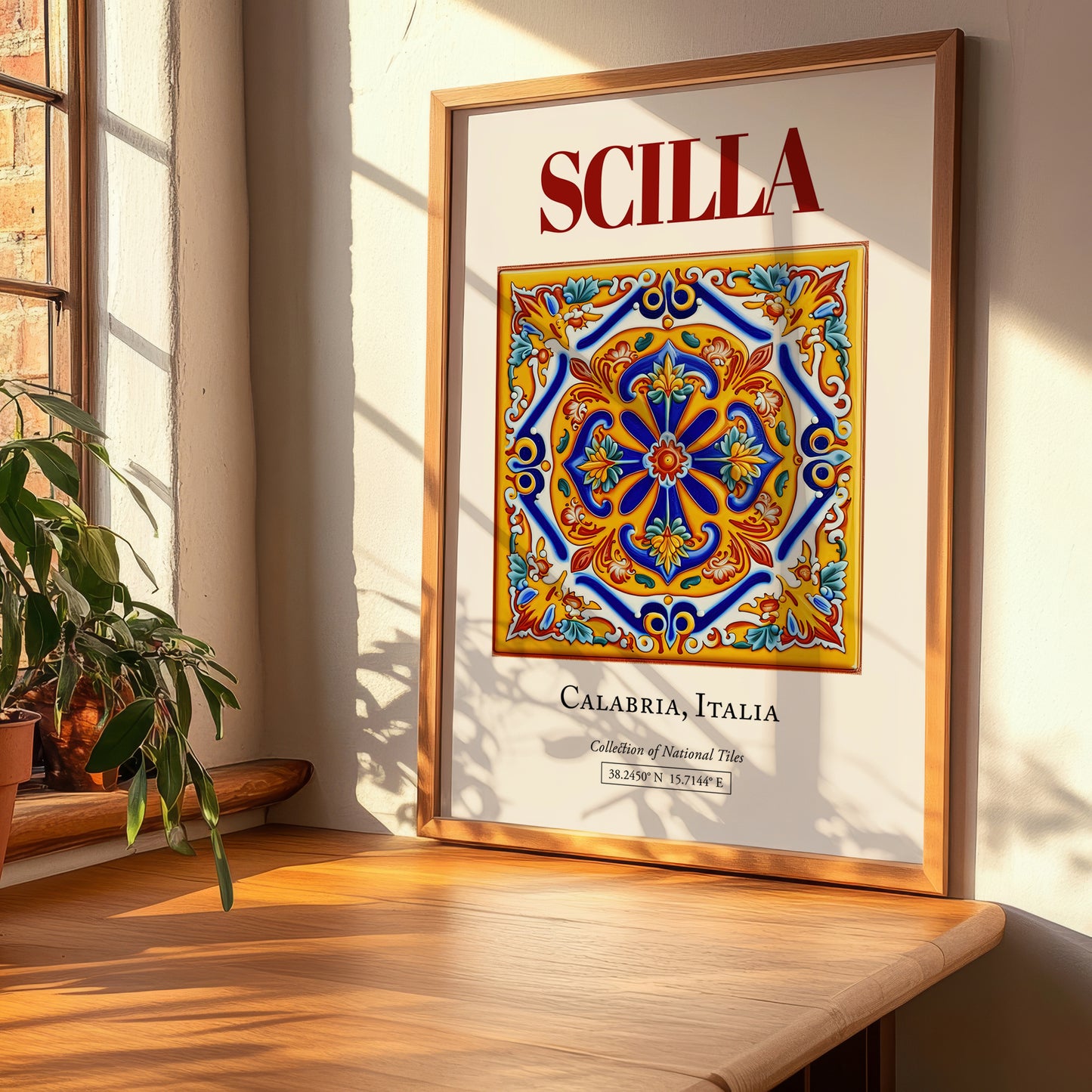 Scilla, Italy – Travel Print, clean layout with no caption