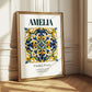 Amelia, Italy – Minimalist Travel Print, styled in a charming Paris street view