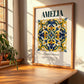 Amelia, Italy – Minimalist Travel Print, clean layout with no caption